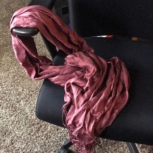 Long, Mauve Scarf